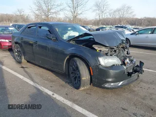 2019 Chrysler 300 with VIN 2C3CCABG4KH697647, listed as a IAAI auction lot 41197159 with 63,274 mi miles. Bid and sale history available at carsss.com. Image 1.
