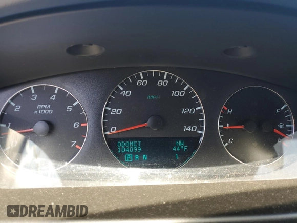 2008 Chevrolet Impala LT with VIN 2G1WT58N289188173, listed as a Copart auction lot 51170605 with 104,099 mi miles and Clean Title. Bid and sale history available at DreamBid. Image 9.
