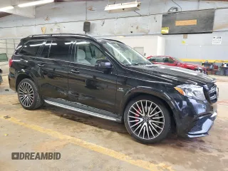 2017 Mercedes-Benz GLS with VIN 4JGDF7FE5HA918226, listed as a Copart auction lot 84388874 with 56,633 mi miles and Salvage Title. Bid and sale history available at carsss.com. Image 4.