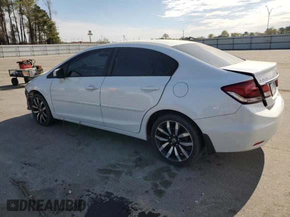 2015 Honda Civic Sedan EX-L with VIN 19XFB2F91FE211892, listed as a Copart auction lot 50780315 with 138,173 mi miles and Salvage Title. Bid and sale history available at carsss.com. Image 2.