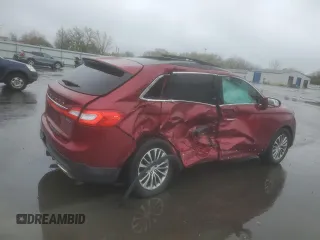 2016 Lincoln MKX Select z VIN 2LMTJ8KR1GBL36642, wystawiony jako Copart lot #52174735 z przebiegiem 107 827 mil mil oraz Szkoda całkowita • Salvage title. Historia ofert i sprzedaży dostępna na DreamBid. Obrazek 3.