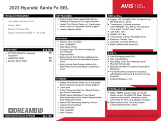 2023 Hyundai Santa Fe SEL z VIN 5NMS2DAJ5PH570703, wystawiony jako Copart lot #58225715 z przebiegiem 47 136 mil mil oraz Nie do naprawy • Non repairable. Historia ofert i sprzedaży dostępna na DreamBid. Obrazek 13.