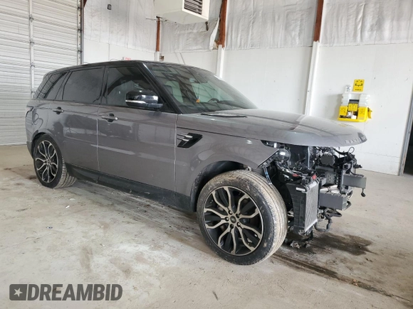 2022 Land Rover Range Rover Sport SE with VIN SALWG2SU5NA202327, listed as a Copart auction lot 48006885 with 0 mi miles and Salvage Title. Bid and sale history available at carsss.com. Image 4.