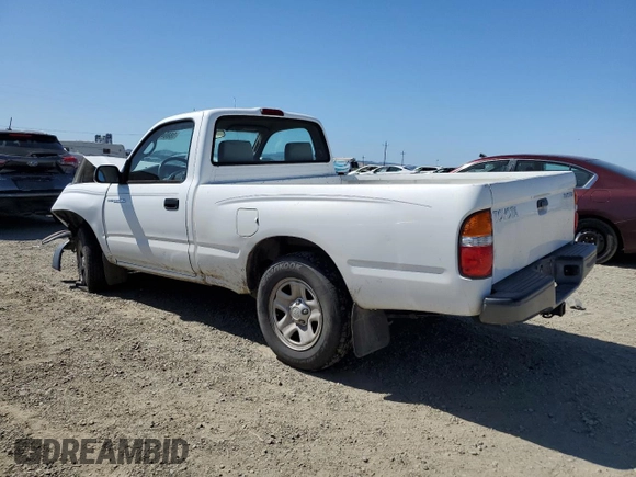 2002 Toyota Tacoma with VIN 5TENL42N22Z097170, listed as a Copart auction lot 58804945 with 103,290 mi miles and Salvage title. Bid and sale history available at DreamBid. Image 2.