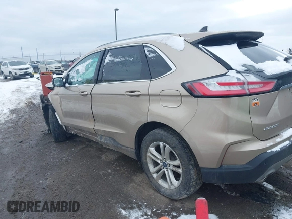 2020 Ford Edge SEL with VIN 2FMPK4J94LBB63049, listed as a IAAI auction lot 41400003 with 25,841 mi miles. Bid and sale history available at carsss.com. Image 3.