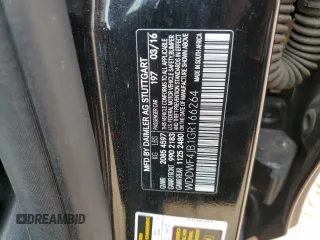 2016 Mercedes-Benz C 300 with VIN WDDWF4JB1GR166264, listed as a Copart auction lot 57411775 with 72,401 mi miles and Salvage title. Bid and sale history available at DreamBid. Image 13.