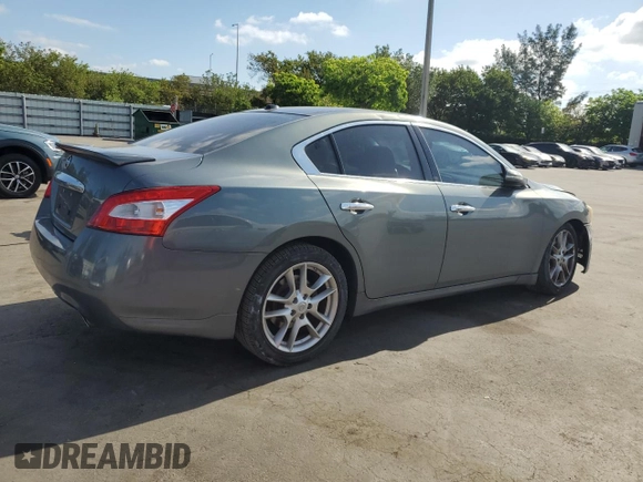 2011 Nissan Maxima SV with VIN 1N4AA5AP9BC844684, listed as a Copart auction lot 57942125 with 117,688 mi miles and Salvage title. Bid and sale history available at DreamBid. Image 3.