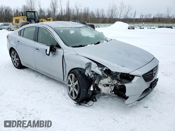 2017 Mazda Mazda6 Touring with VIN JM1GL1V50H1101139, listed as a Copart auction lot 43197105 with 86,576 mi miles and Salvage Title. Bid and sale history available at carsss.com. Image 13.