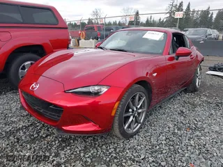 2023 Mazda MX-5 Miata RF Grand Touring with VIN JM1NDAM79P0559757, listed as a IAAI auction lot 41483924 with 5,512 mi miles. Bid and sale history available at carsss.com. Image 19.