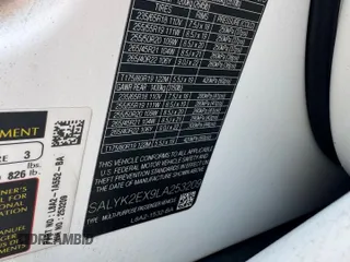 2020 Land Rover Range Rover Velar R-Dynamic S z VIN SALYK2EX9LA25320, wystawiony jako Copart lot #62625285 z przebiegiem 134 616 mil mil oraz Czysty tytuł • Clean title. Historia ofert i sprzedaży dostępna na DreamBid. Obrazek 10.