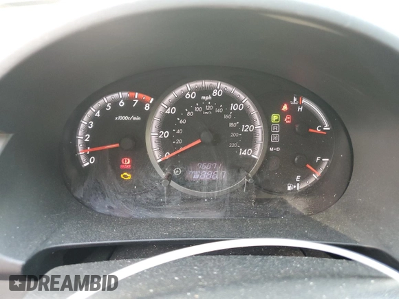2010 Mazda 5 Sport z VIN JM1CR2W34A0386374, wystawiony jako Copart lot #54013095 z przebiegiem 76 871 mil mil oraz Szkoda całkowita • Salvage title. Historia ofert i sprzedaży dostępna na DreamBid. Obrazek 9.