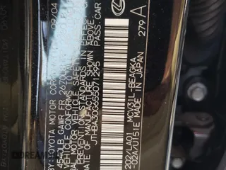 2005 Lexus ES 350 с VIN JTHBA30G655071295, выставлен на аукционе Copart как лот 55853565 с пробегом 113 722 миль миль и Списание • Salvage title. История ставок и продаж доступна на DreamBid. Изображение 12.