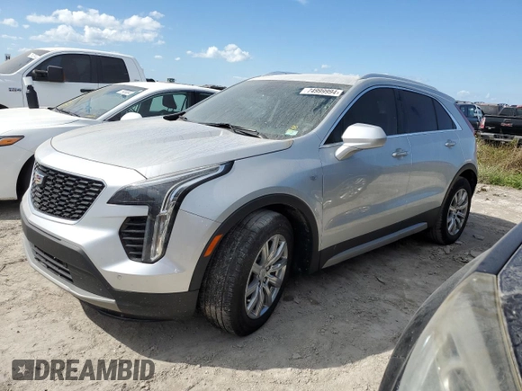 2019 Cadillac XT4 FWD Premium Luxury with VIN 1GYFZCR42KF147440, listed as a Copart auction lot 74999994 with Not provided miles and Salvage title. Bid and sale history available at DreamBid. Image 1.