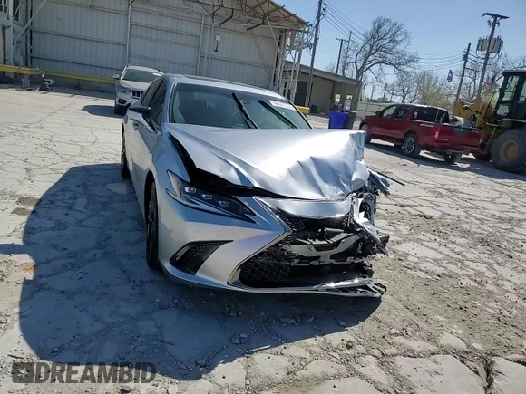 2022 Lexus ES 300h F Sport with VIN 58AGA1C1XNU015664, listed as a Copart auction lot 48647905 with 24,173 mi miles and Salvage title. Bid and sale history available at DreamBid. Image 11.