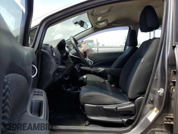 2017 Nissan Note SV with VIN 3N1CE2CP5HL360790, listed as a Copart auction lot 57073065 with 122,998 mi miles and Salvage title. Bid and sale history available at DreamBid. Image 7.