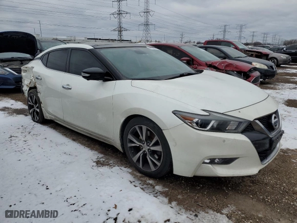 2018 Nissan Maxima SL with VIN 1N4AA6AP6JC401056, listed as a Copart auction lot 88295425 with 77,307 mi miles and Salvage Title. Bid and sale history available at carsss.com. Image 4.