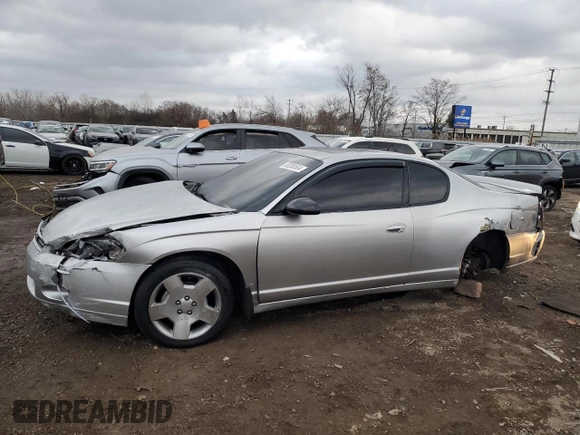 2007 Chevrolet Monte Carlo with VIN 2G1WK16K679377461, listed as a Copart auction lot 83200564 with 164,876 mi miles and Salvage title. Bid and sale history available at DreamBid. Image 2.