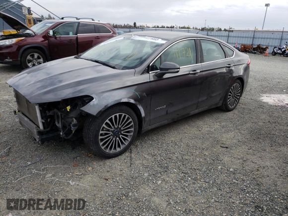 2018 Ford Fusion Hybrid Titanium with VIN 3FA6P0RU3JR212104, listed as a Copart auction lot 41116553 with 111,721 mi miles. Bid and sale history available at carsss.com. Image 1.