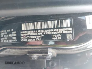 2018 Jeep Renegade Limited with VIN ZACCJBDBXJPH00377, listed as a IAAI auction lot 42391226 with 84,523 mi miles and . Bid and sale history available at DreamBid. Image 9.