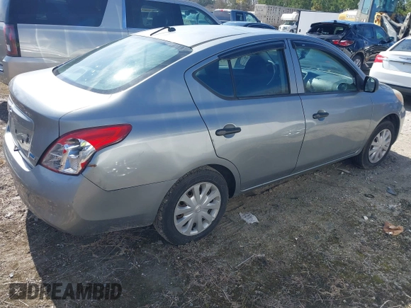 2012 Nissan Versa S with VIN 3N1CN7APXCL901194, listed as a IAAI auction lot 41552348 with 155,002 mi miles. Bid and sale history available at carsss.com. Image 4.