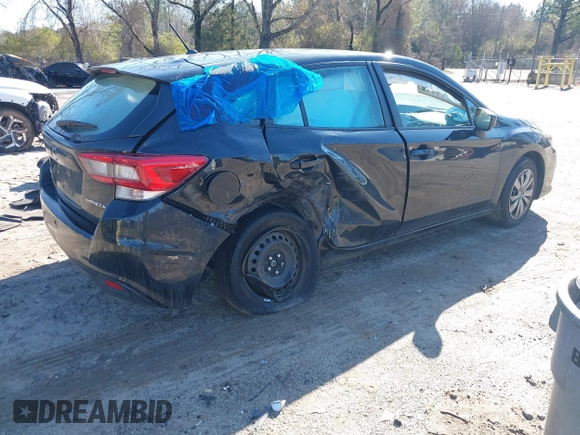 2023 Subaru Impreza with VIN 4S3GTAB60P3701238, listed as a IAAI auction lot 41767565 with 31,724 mi miles and . Bid and sale history available at DreamBid. Image 4.