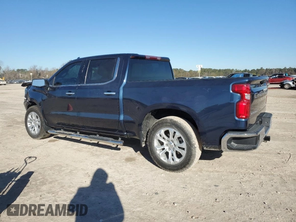 2023 Chevrolet Silverado 1500 LTZ with VIN 1GCUDGE89PZ129566, listed as a Copart auction lot 42540585 with 22,918 mi miles and Salvage Title. Bid and sale history available at carsss.com. Image 2.