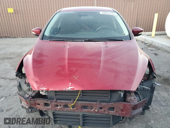 2017 Ford Focus SEL with VIN 1FADP3H2XHL258305, listed as a Copart auction lot 43835715 with 82,419 mi miles and Salvage Title. Bid and sale history available at carsss.com. Image 5.