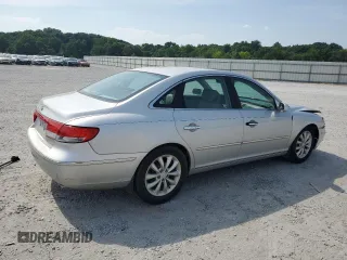 2006 Hyundai Azera SE with VIN KMHFC46F66A133655, listed as a Copart auction lot 62291215 with 122,998 mi miles and Salvage title. Bid and sale history available at DreamBid. Image 3.