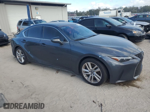 2024 Lexus IS 300 z VIN JTHCA1D21R5130072, wystawiony jako Copart lot #44735485 z przebiegiem 10 362 mil mil oraz Szkoda całkowita • Salvage title. Historia ofert i sprzedaży dostępna na DreamBid. Obrazek 4.