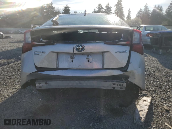 2019 Toyota Prius LE with VIN JTDL9RFU5K3004824, listed as a Copart auction lot 52640445 with 101,542 mi miles and Salvage Title. Bid and sale history available at DreamBid. Image 6.