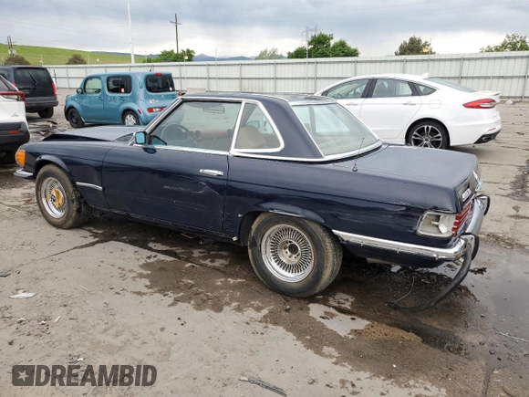 1973 Mercedes-Benz SL with VIN 10704412008764, listed as a Copart auction lot 60903885 with 79,437 mi miles and Clean title. Bid and sale history available at DreamBid. Image 2.