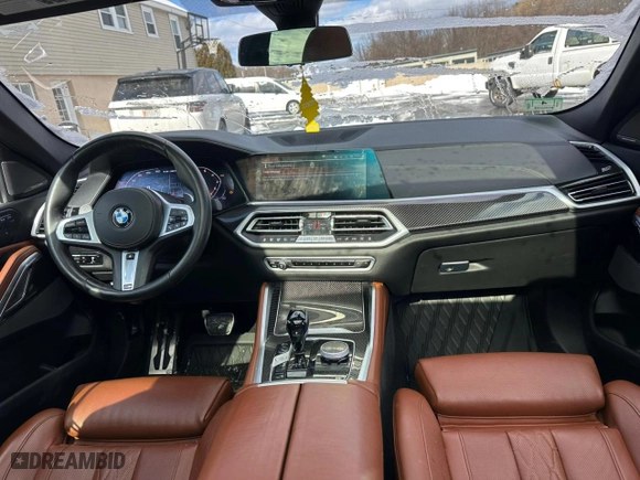 2022 BMW X6 M50i with VIN 5UXCY8C06N9K81254, listed as a Copart auction lot 44739935 with 70,059 mi miles and Clean Title. Bid and sale history available at carsss.com. Image 6.