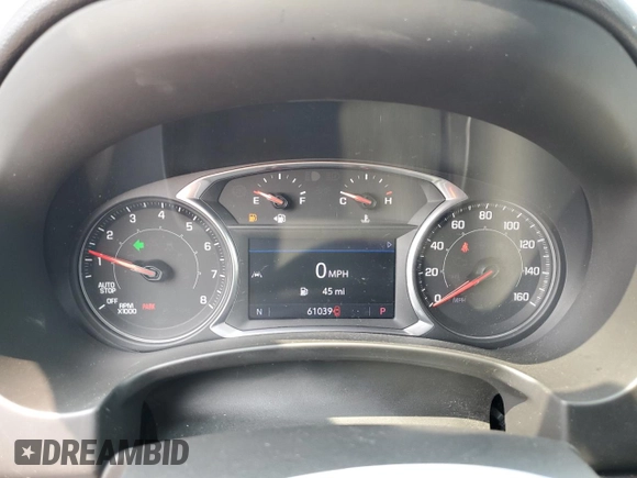 2020 GMC Terrain SLT with VIN 3GKALVEV1LL130586, listed as a Copart auction lot 59215235 with 61,039 mi miles and Salvage title. Bid and sale history available at DreamBid. Image 9.