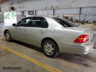 2002 Lexus LS 430 with VIN JTHBN30F620063850, listed as a Copart auction lot 66908944 with 175,955 mi miles and Salvage Title. Bid and sale history available at carsss.com. Image 2.