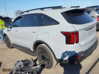 2024 Kia Sorento X-Line SX Prestige with VIN 5XYRKDJF2RG303218, listed as a IAAI auction lot 41739545 with 1 mi miles. Bid and sale history available at carsss.com. Image 3.