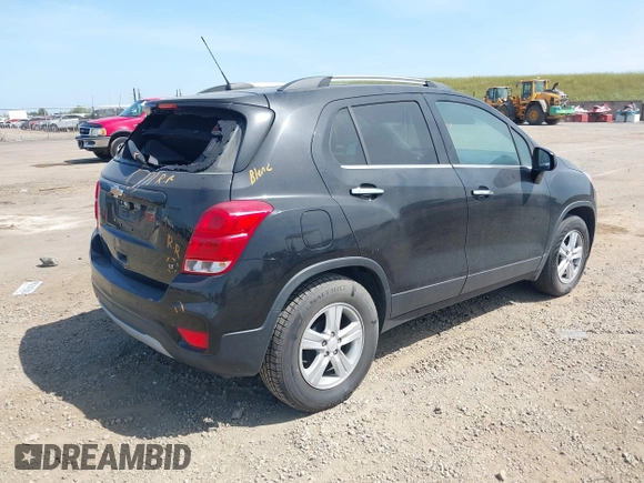2019 Chevrolet Trax LT with VIN KL7CJLSB0KB918698, listed as a IAAI auction lot 42054006 with Not Provided miles and . Bid and sale history available at carsss.com. Image 4.