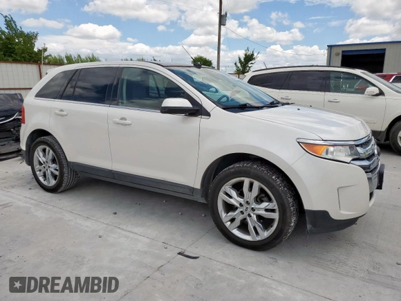 2013 Ford Edge Limited with VIN 2FMDK3KCXDBC73922, listed as a Copart auction lot 63362915 with 148,169 mi miles and Salvage title. Bid and sale history available at DreamBid. Image 4.