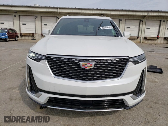2024 Cadillac XT6 FWD Premium Luxury with VIN 1GYKPCRS4RZ702383, listed as a Copart auction lot 53346745 with 43,339 mi miles and Salvage title. Bid and sale history available at DreamBid. Image 5.