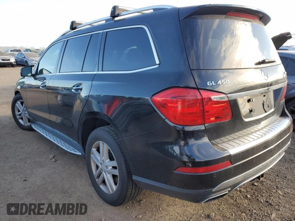 2016 Mercedes-Benz GL with VIN 4JGDF6EE6GA694894, listed as a Copart auction lot 83634044 with 211,142 mi miles and Salvage Title. Bid and sale history available at carsss.com. Image 2.