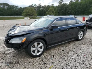2015 Volkswagen Passat Wolfsburg Edition with VIN 1VWAS7A36FC089366, listed as a Copart auction lot 54354165 with 112,740 mi miles and Salvage title. Bid and sale history available at DreamBid. Image 1.