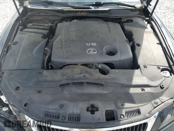 2012 Lexus IS 250 with VIN JTHBF5C21C5166406, listed as a Copart auction lot 55521305 with 123,708 mi miles and Salvage title. Bid and sale history available at DreamBid. Image 11.