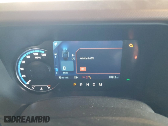 2024 Ford Bronco Outer Banks with VIN 1FMDE8BH1RLA96636, listed as a Copart auction lot 63740475 with 11,791 mi miles and Salvage title. Bid and sale history available at DreamBid. Image 9.