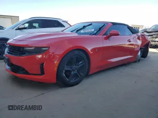 2019 Chevrolet Camaro 1LT with VIN 1G1FB3DX0K0125363, listed as a Copart auction lot 47320905 with 0 mi miles and Clean Title. Bid and sale history available at carsss.com. Image 1.