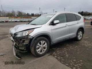 2013 Honda CR-V EX-L with VIN 2HKRM4H71DH686787, listed as a Copart auction lot 45423715 with 70,737 mi miles and Salvage Title. Bid and sale history available at carsss.com. Image 1.
