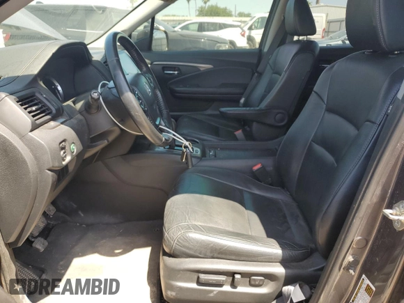 2016 Honda Pilot EX-L z VIN 5FNYF6H53GB105289, wystawiony jako Copart lot #52939575 z przebiegiem Nie podano mil oraz Szkoda całkowita • Salvage title. Historia ofert i sprzedaży dostępna na DreamBid. Obrazek 7.