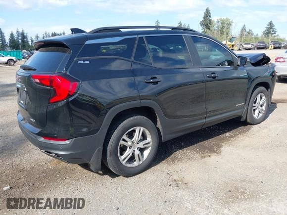 2021 GMC Terrain SLE with VIN 3GKALTEV5ML385795, listed as a IAAI auction lot 42142828 with 40,752 mi miles and . Bid and sale history available at carsss.com. Image 4.