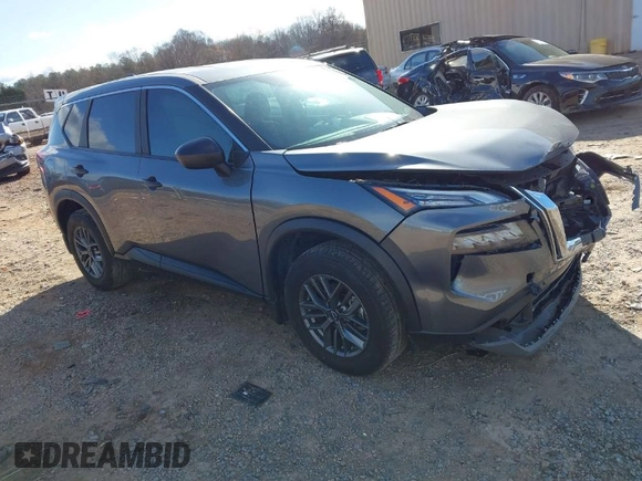 2023 Nissan Rogue S with VIN 5N1BT3AA8PC942777, listed as a IAAI auction lot 41738883 with 21,296 mi miles. Bid and sale history available at carsss.com. Image 1.