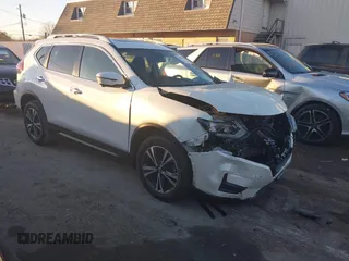 2019 Nissan Rogue SL with VIN 5N1AT2MV0KC841763, listed as a IAAI auction lot 40810670 with 54,315 mi miles. Bid and sale history available at carsss.com. Image 1.