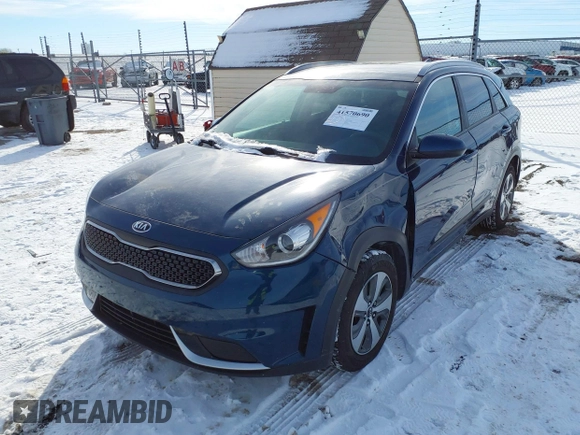 2018 Kia Niro LX with VIN KNDCB3LC3J5210563, listed as a IAAI auction lot 41570690 with 102,613 mi miles. Bid and sale history available at carsss.com. Image 17.