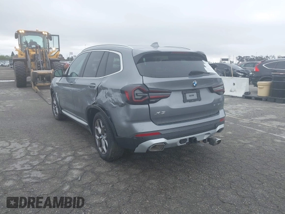 2024 BMW X3 sDrive30i with VIN 5UX43DP02R9U43683, listed as a IAAI auction lot 41432529 with 2,130 mi miles and . Bid and sale history available at DreamBid. Image 3.